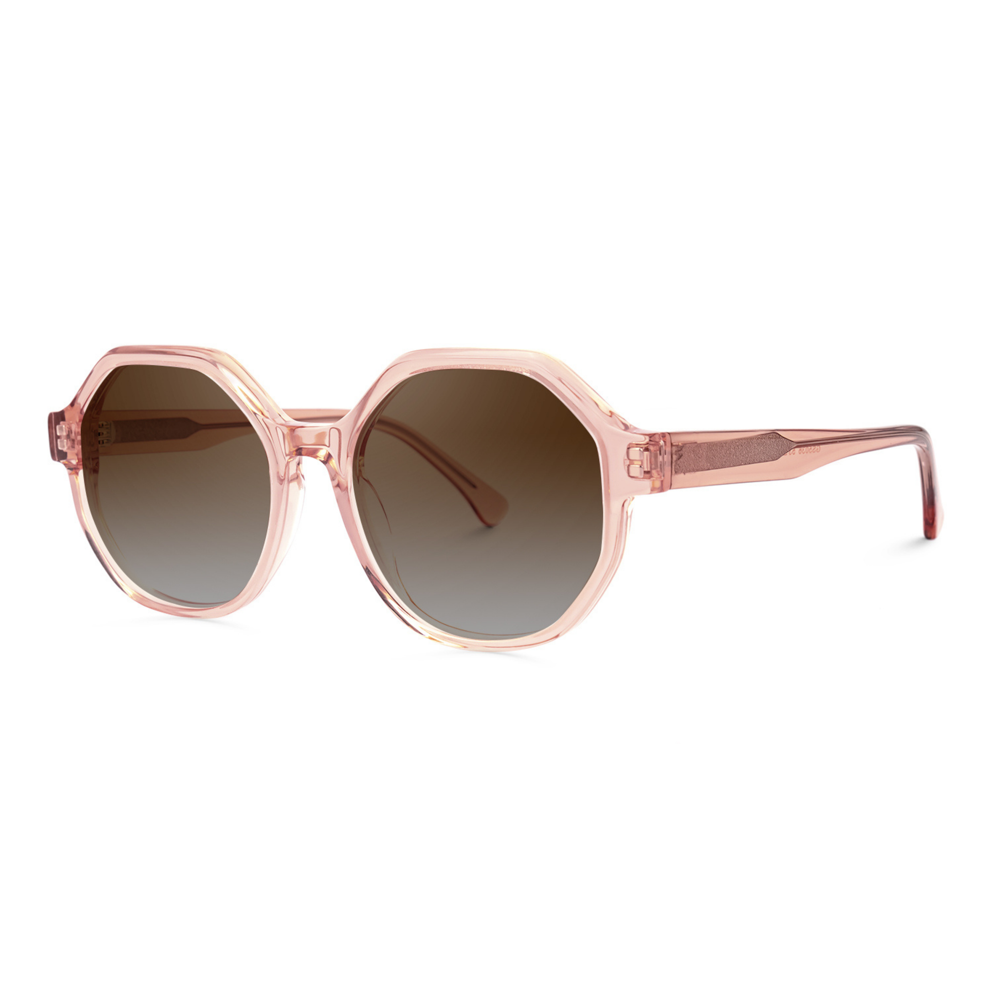 Blush Birch Posh® Luxury Geometric Acetate Polarized Sunglasses