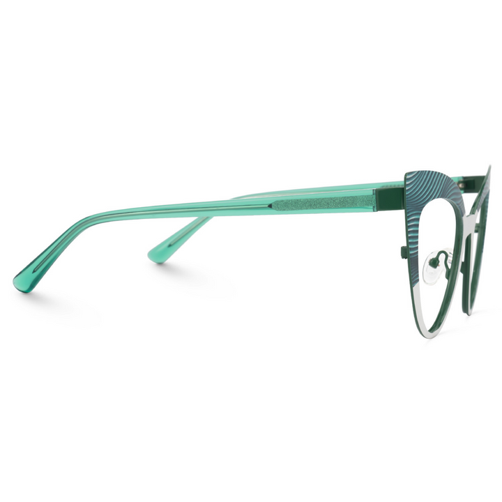 Luna - sage green/white