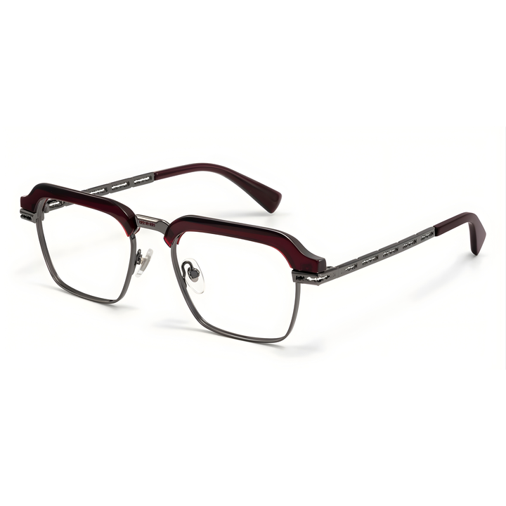 GUNMETAL - CRIMSON RED/GREY