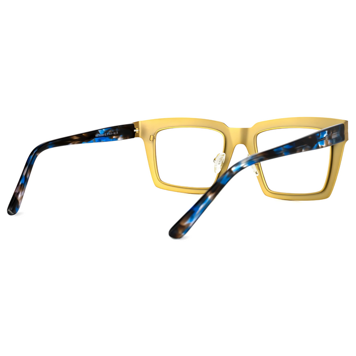 ALLOY - GOLD/BLUE LEOPARD