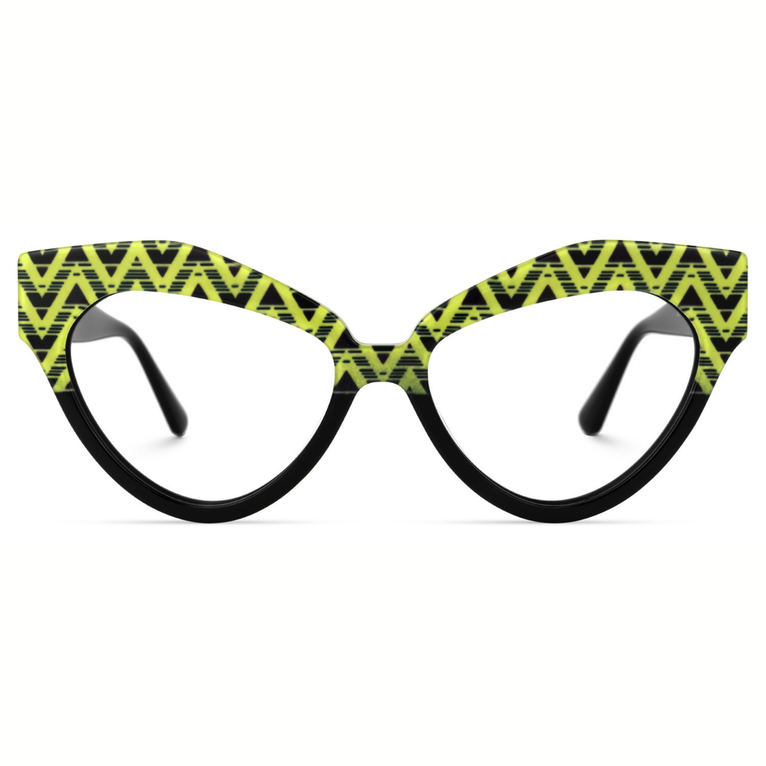 MINX - LIME CHEVRON