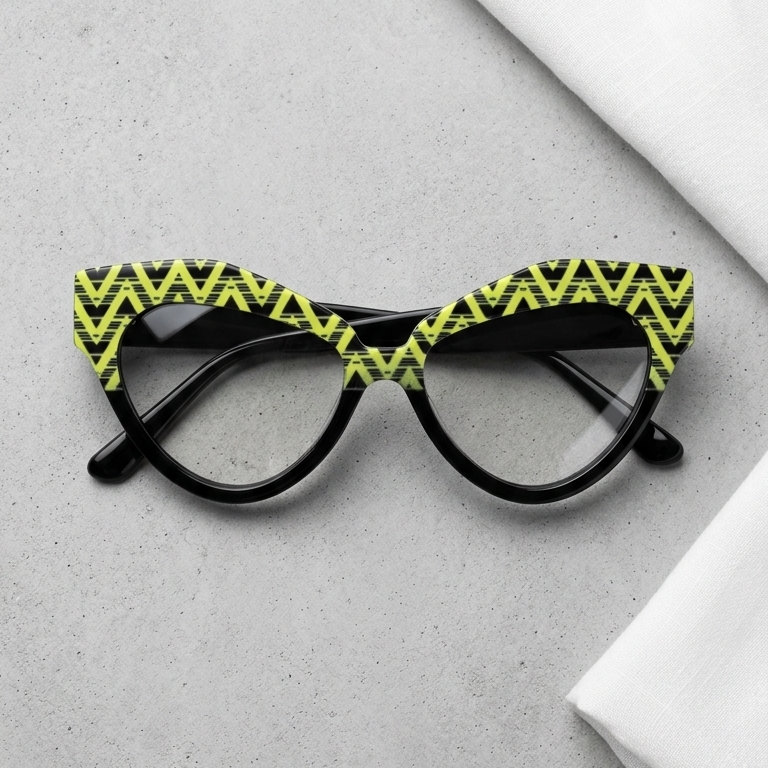 MINX - LIME CHEVRON