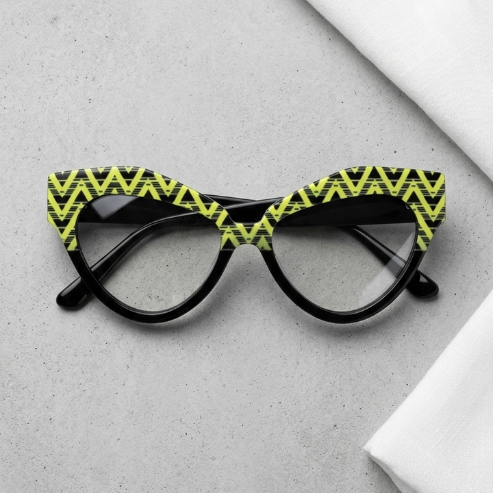 MINX - LIME CHEVRON