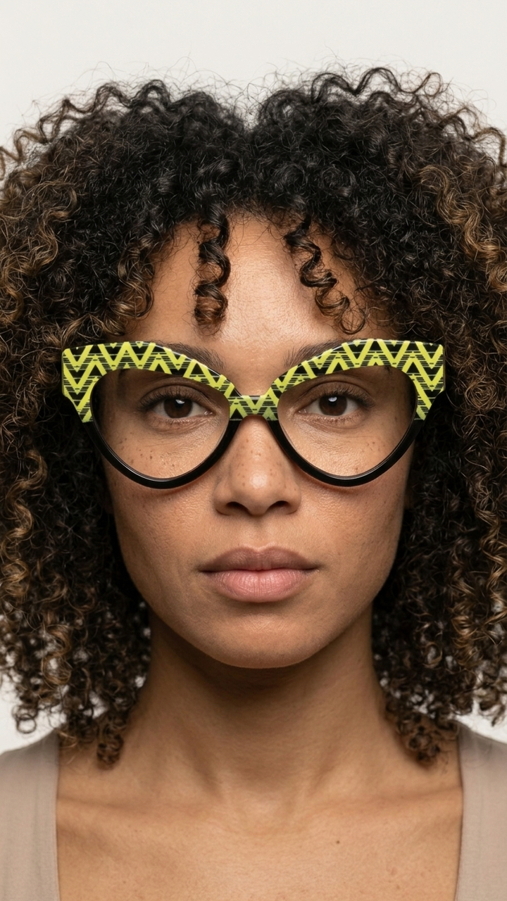 MINX - LIME CHEVRON
