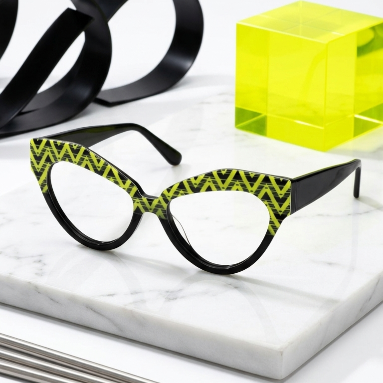 MINX - LIME CHEVRON