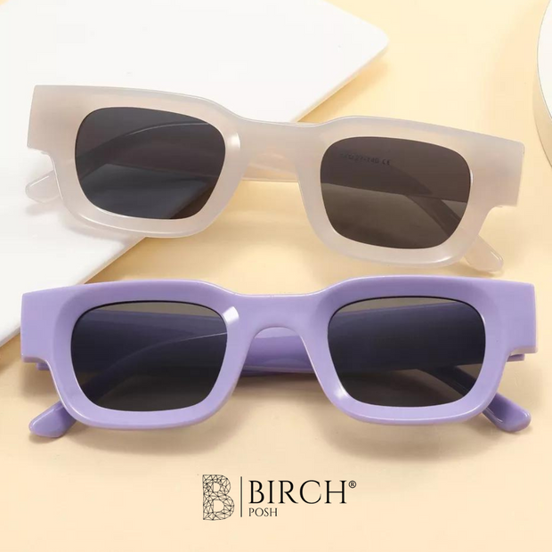 On Sight Oversized Bubble Sunglasses - Royal Blue